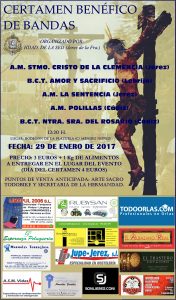 CARTEL CERTAMEN BANDAS 2017